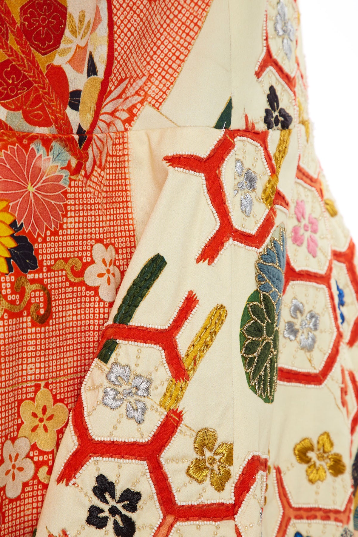 CAMILLA WRAP SKIRT WITH FRONT TUCKS KISSING THE SUN