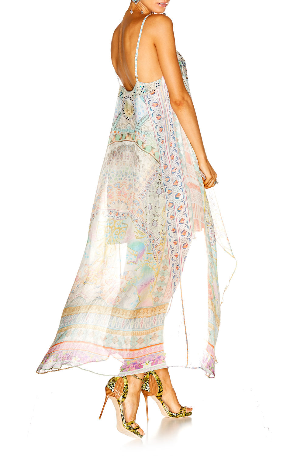 MY DUBAI DREAM MINI DRESS W LONG OVERLAY