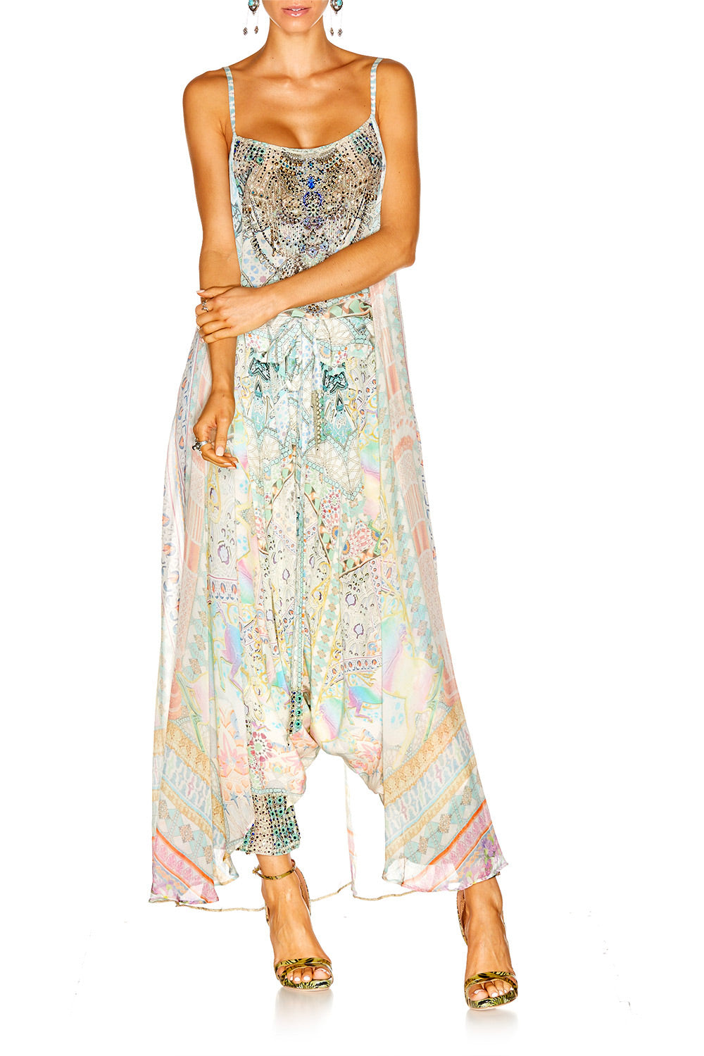 MY DUBAI DREAM MINI DRESS W LONG OVERLAY