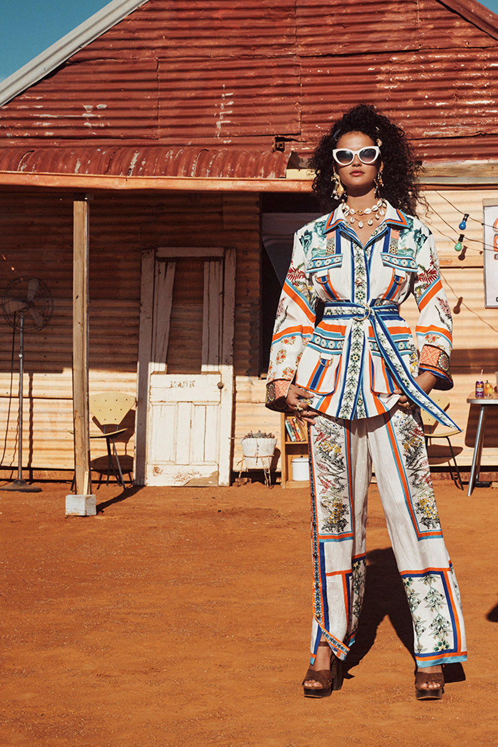 SIDE BUTTON UP PANT GONE COAST