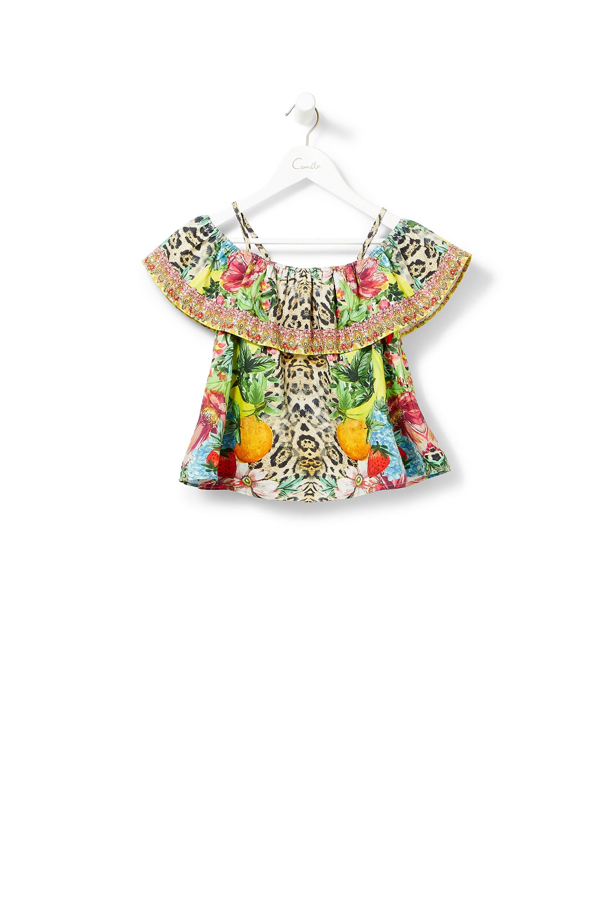 COOL CAT KIDS RUFFLE TOP