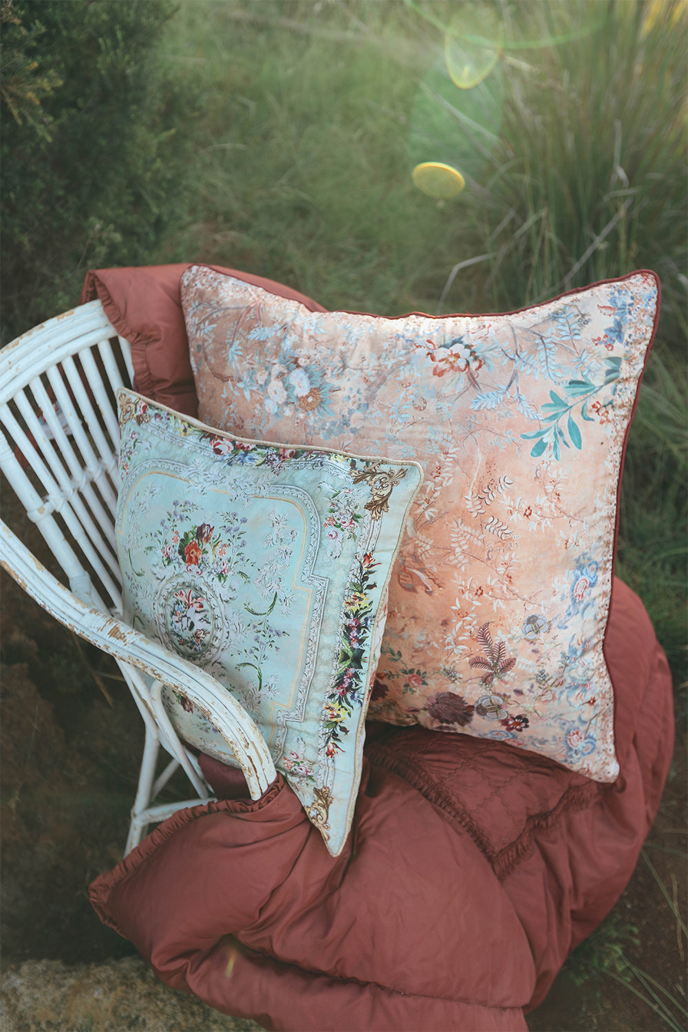 LARGE SQUARE CUSHION ALL MY AVIGNON