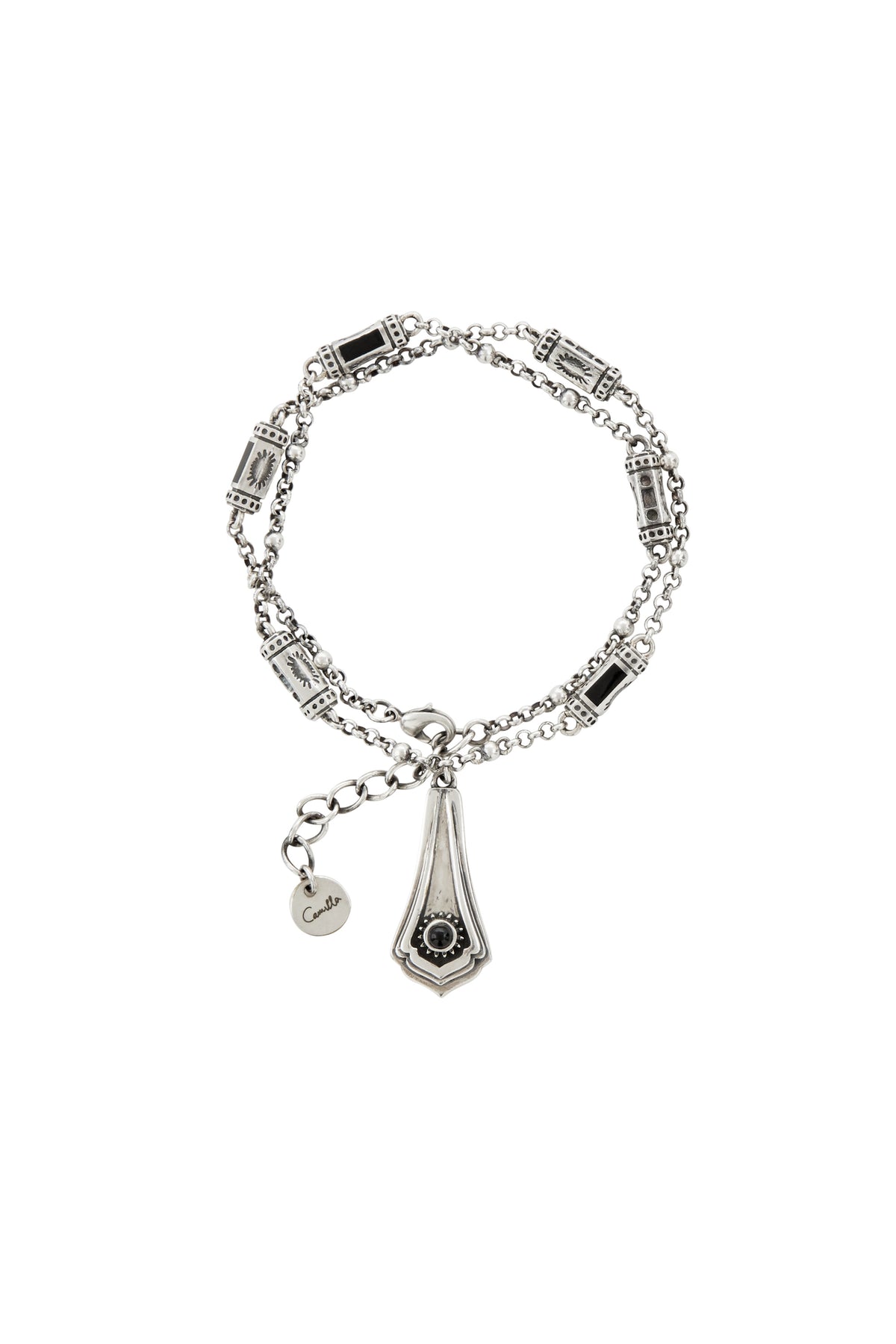 FOR THE LOVE OF LHASA SILV WRAP CHAIN BRACELET