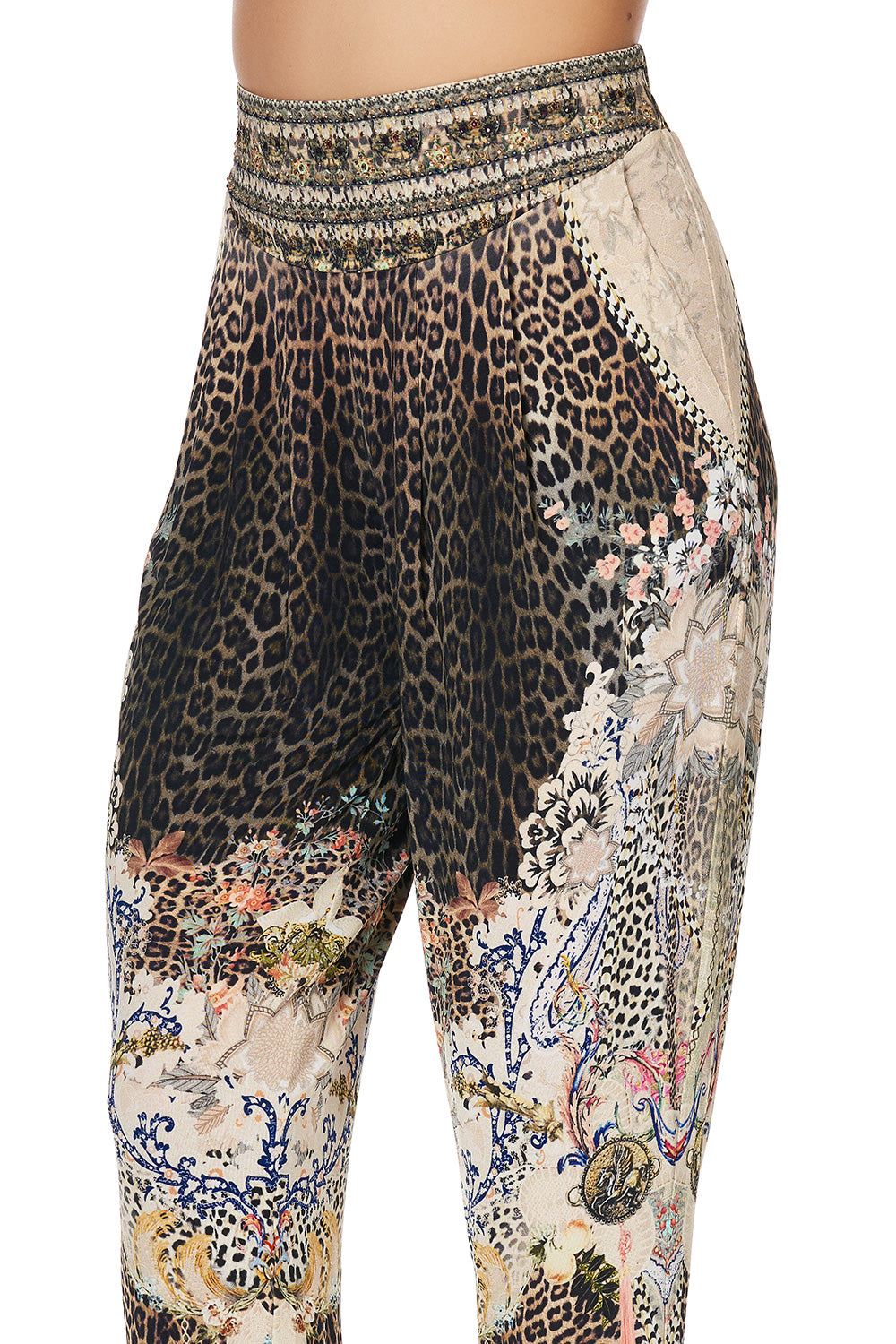 HAREM PANTS WITH FRONT PLEATS FOREVER FOREVER