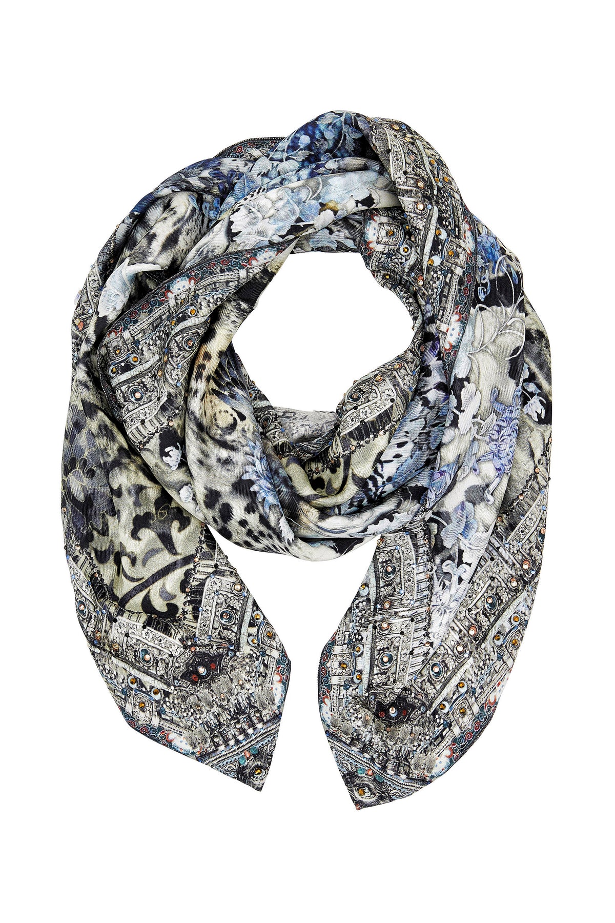 HUSH HUSH LARGE SQUARE SCARF