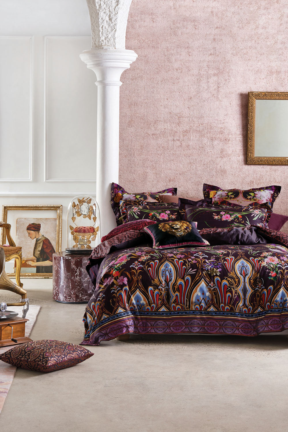 SUPER KING BED QUILT COVER SET WILD FLOWER