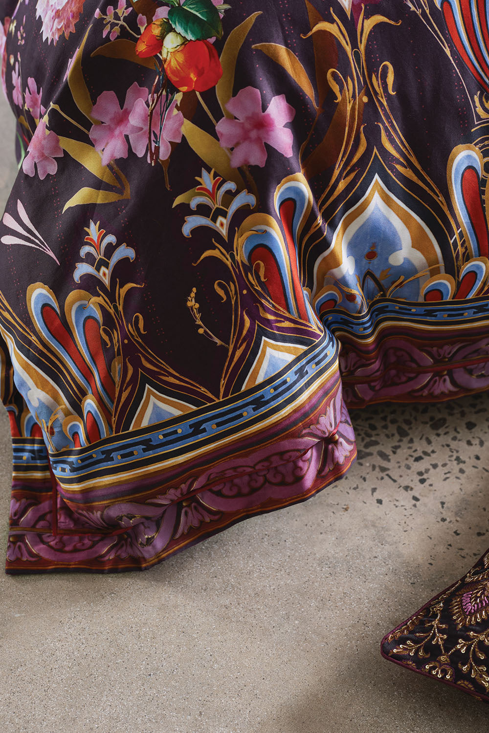 SUPER KING BED QUILT COVER SET WILD FLOWER