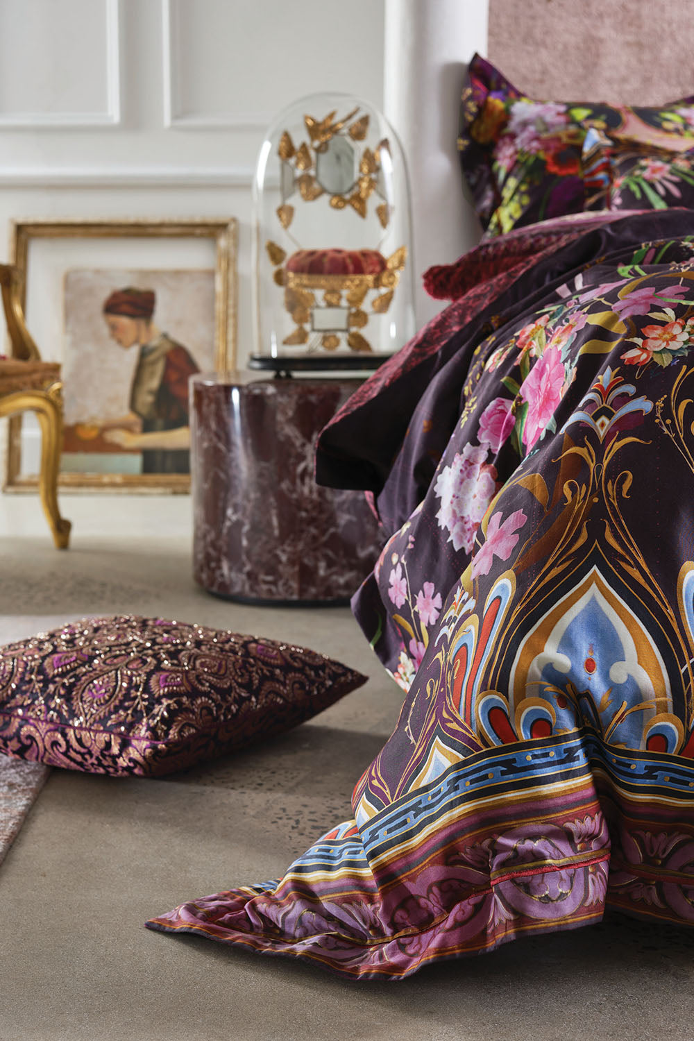 SUPER KING BED QUILT COVER SET WILD FLOWER