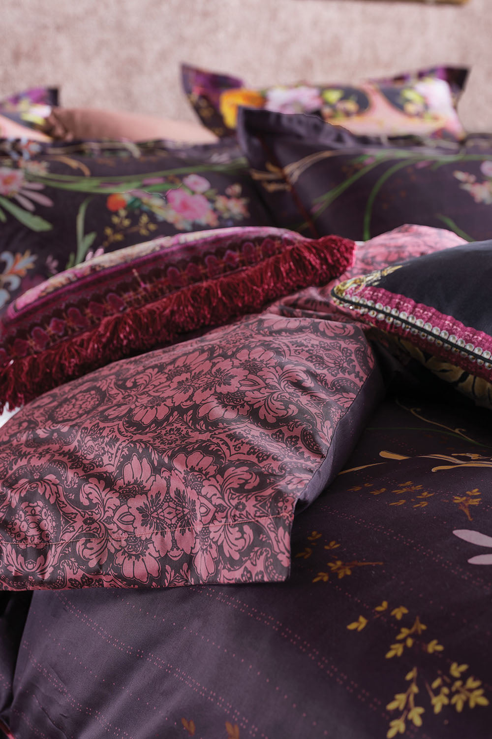 SUPER KING BED QUILT COVER SET WILD FLOWER