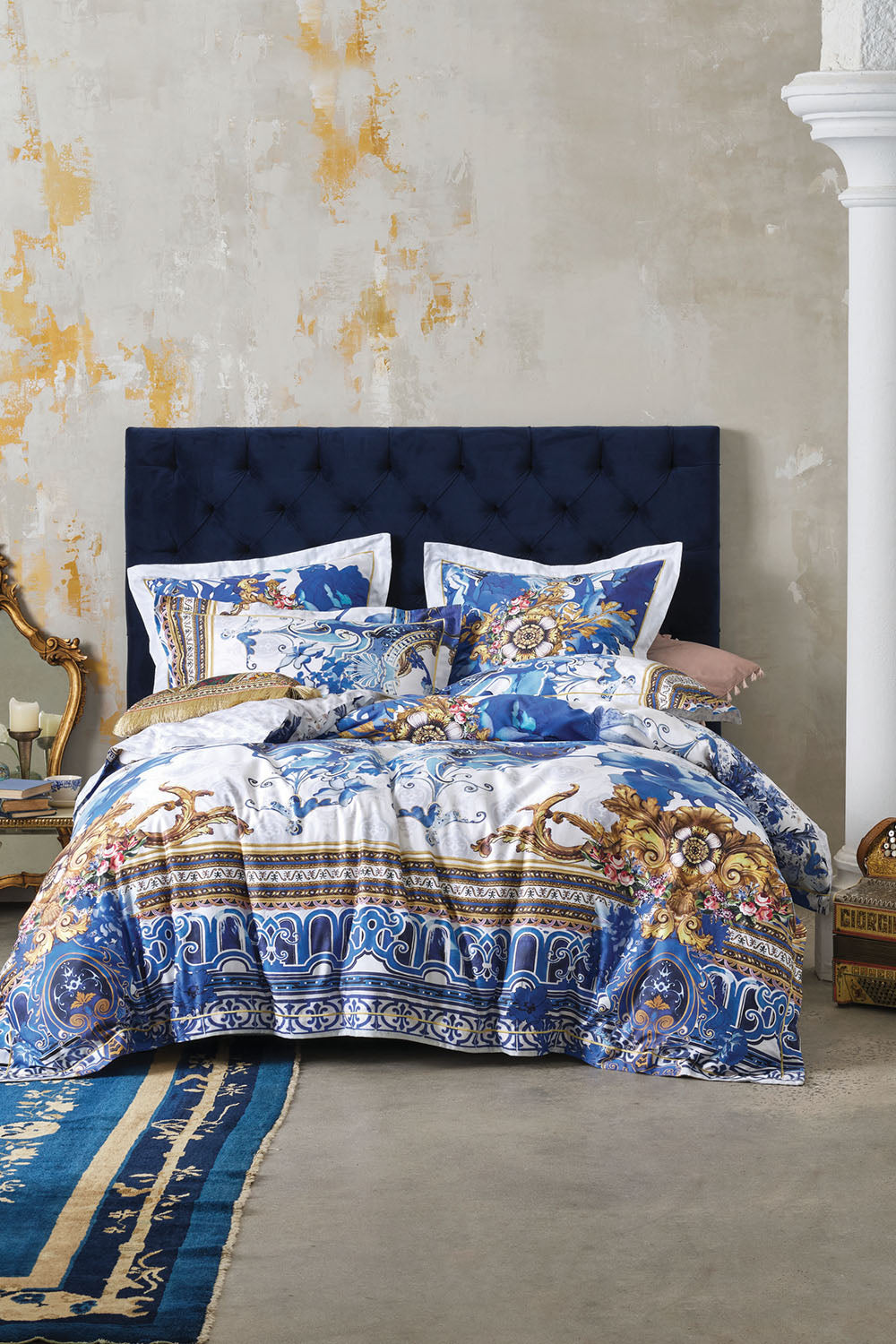SUPER KING BED QUILT COVER SET SAINT GERMAINE
