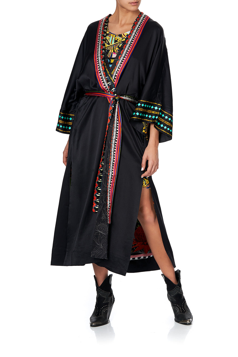 LONG ROBE WITH NARROW COLLAR ARNOTTS