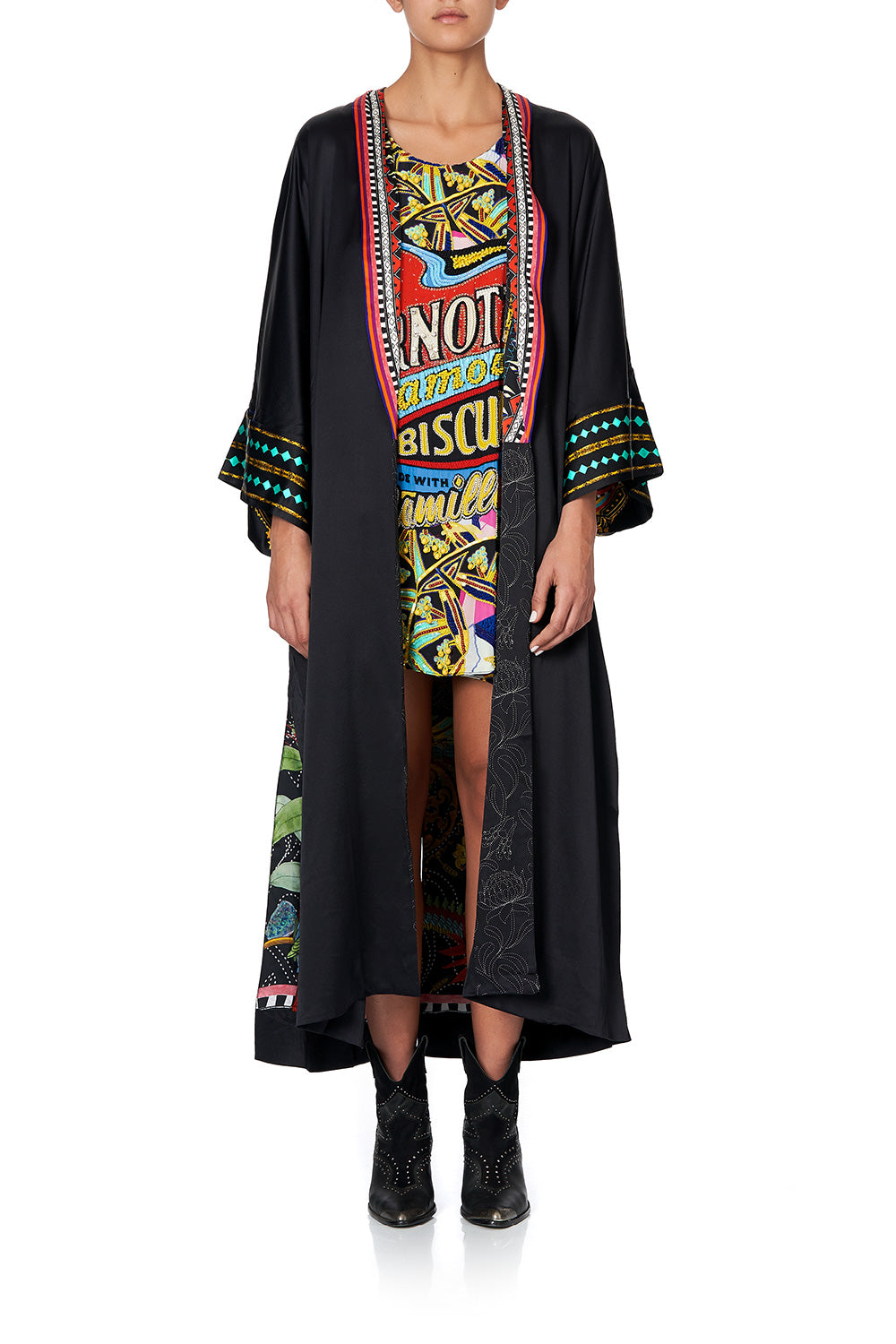 LONG ROBE WITH NARROW COLLAR ARNOTTS