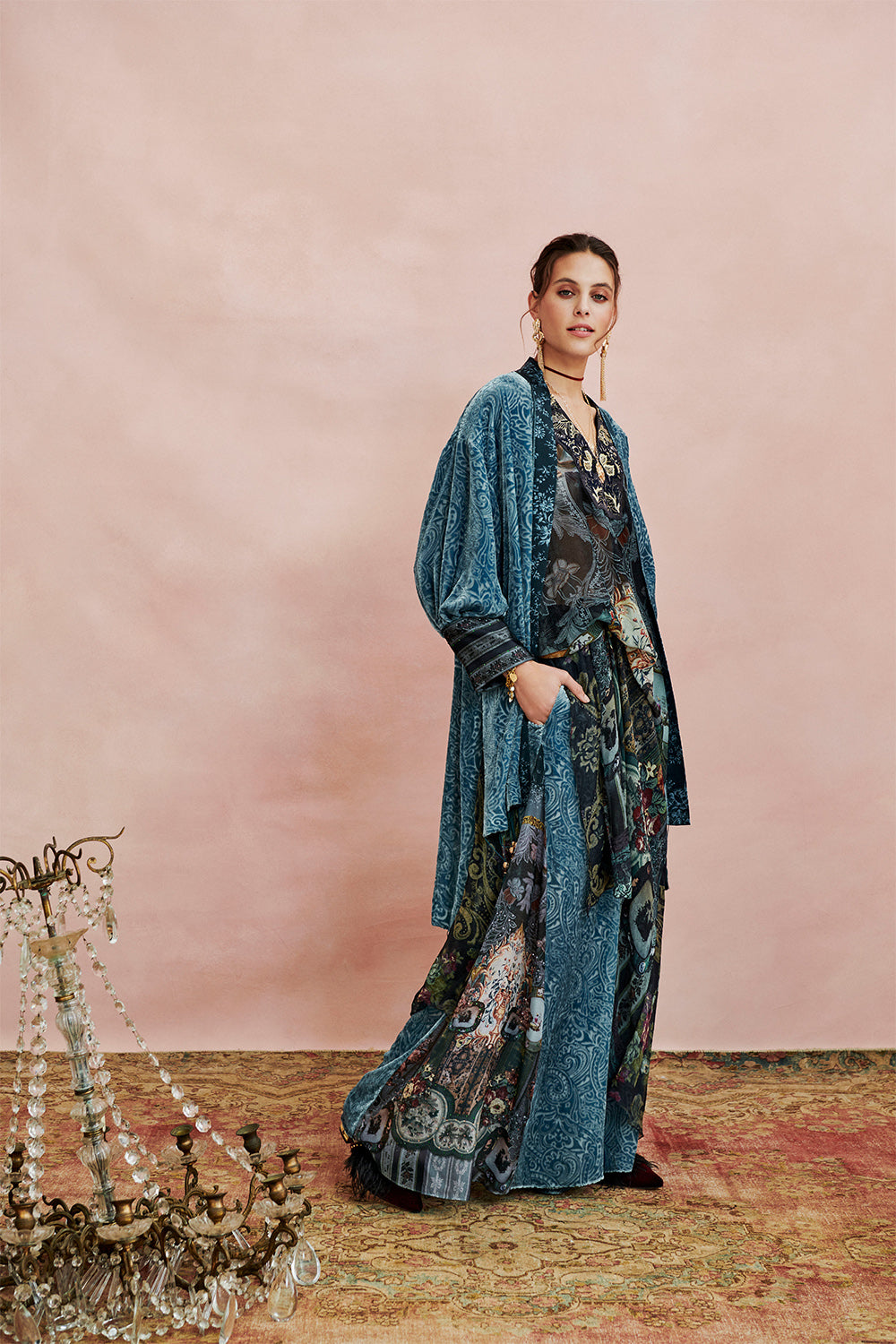 HIGH LOW HEM LAYER WITH CUFF HOTEL BOHEME