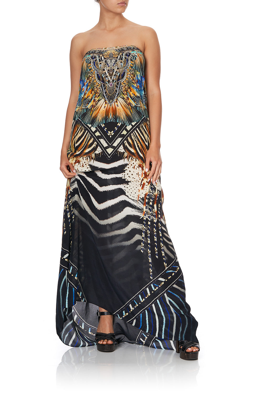 ROUND NECK KAFTAN LOST PARADISE