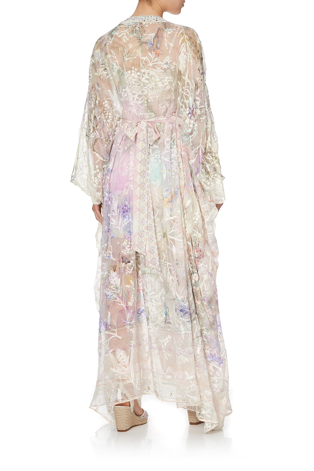 LONG KAFTAN WITH WAISTBAND MERMAID MILLA