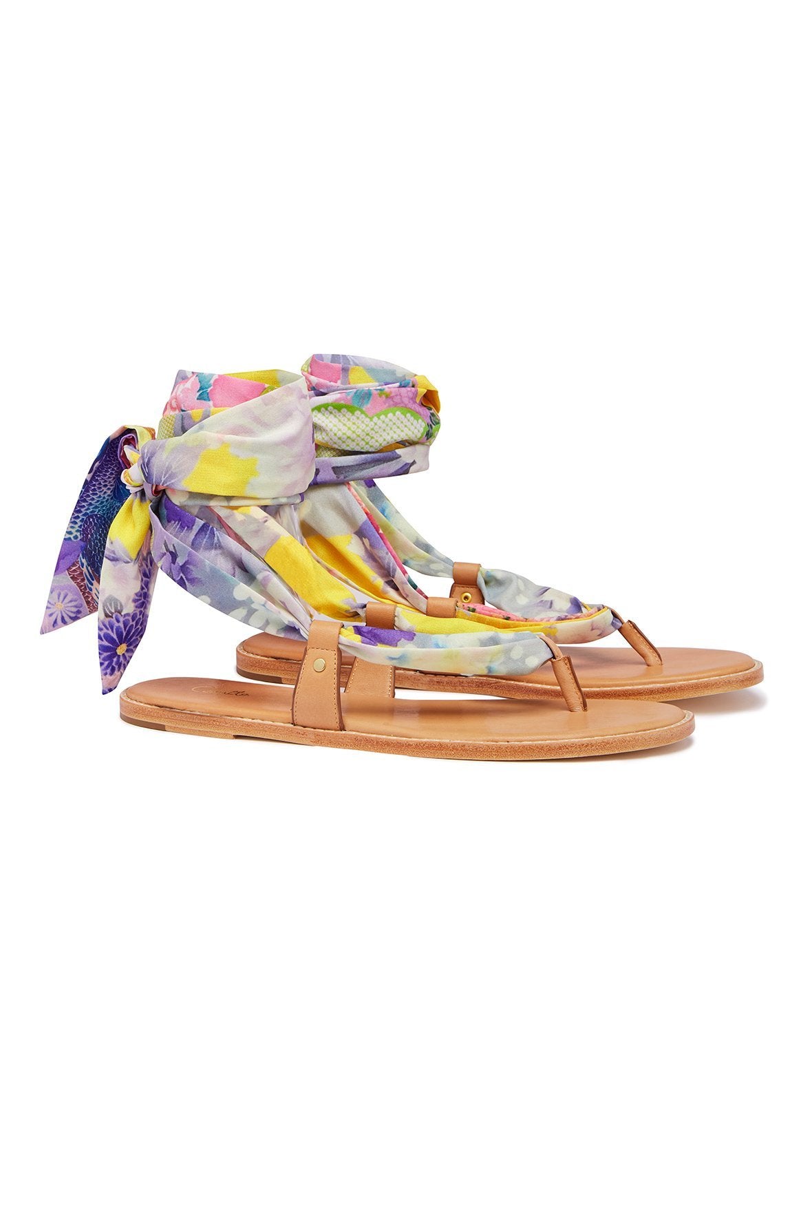 CAMILLA MELLOW MUSE FABRIC TIE SANDAL
