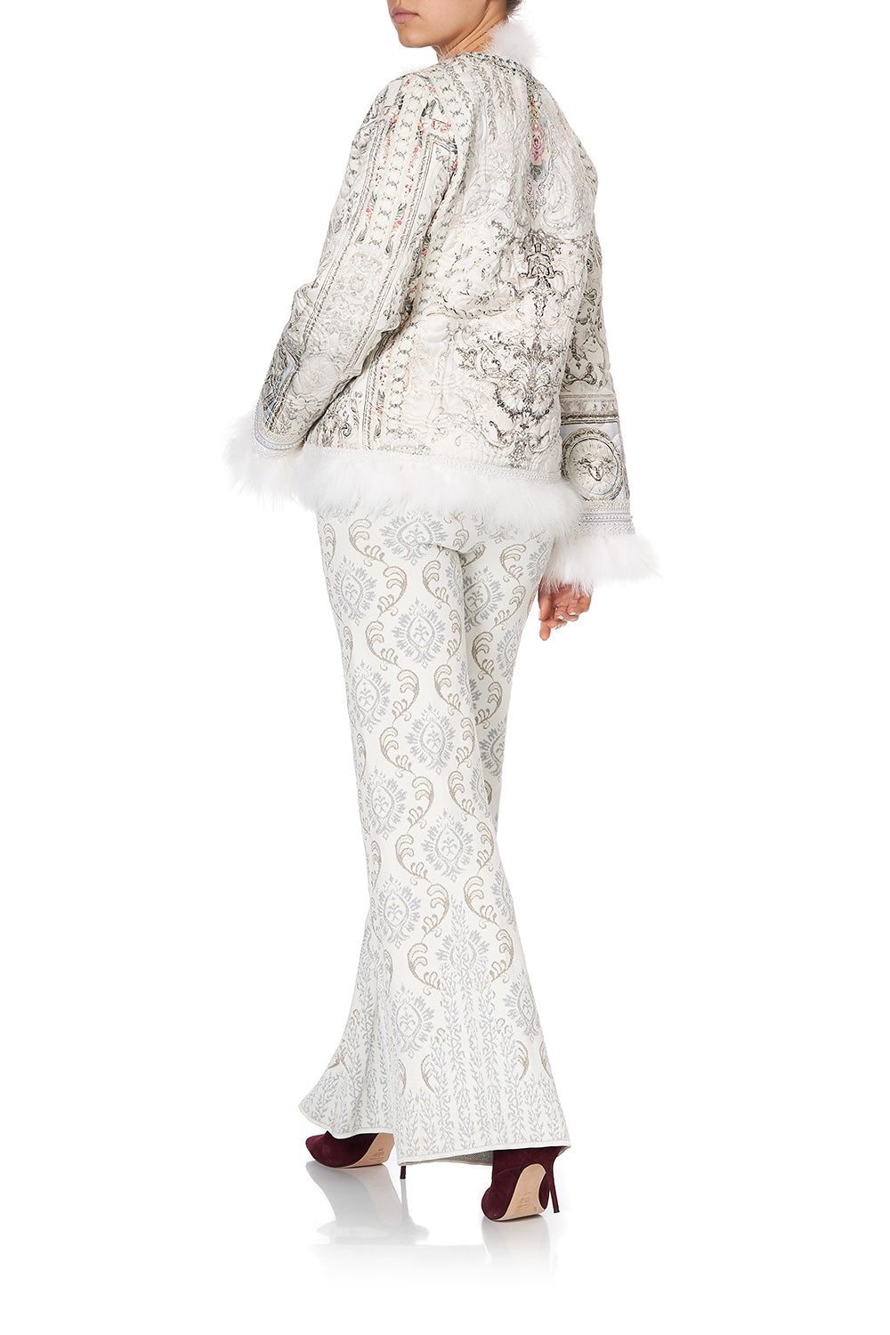 FLARED KNIT PANT CRYSTAL CASTLE