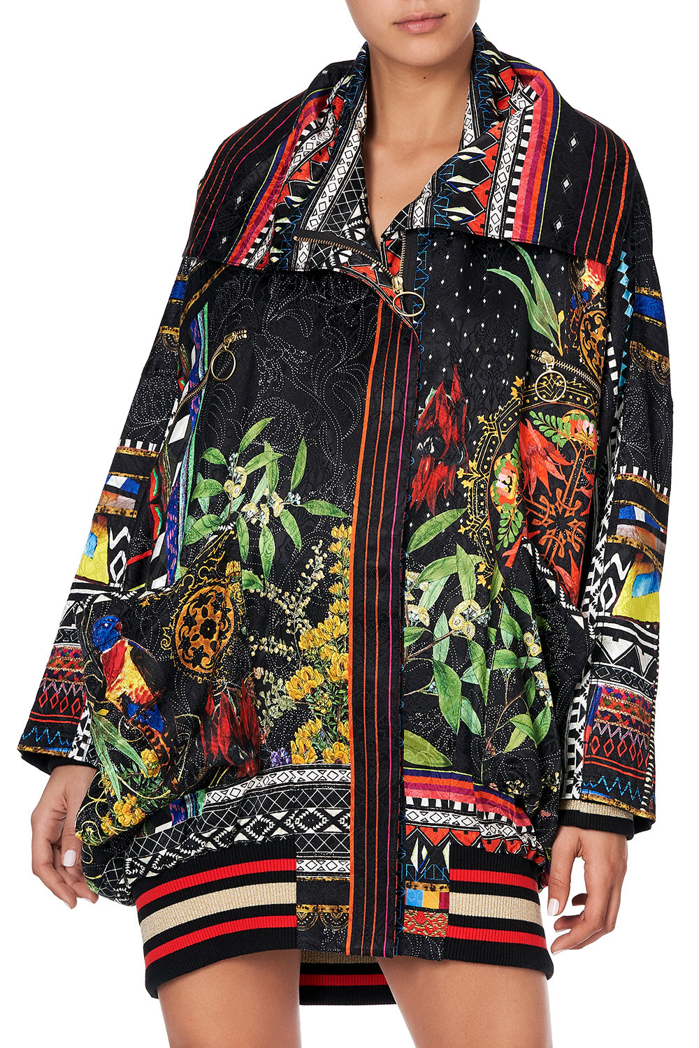 PARKA JACKET WITH RIB BLACKHEATH BETTY