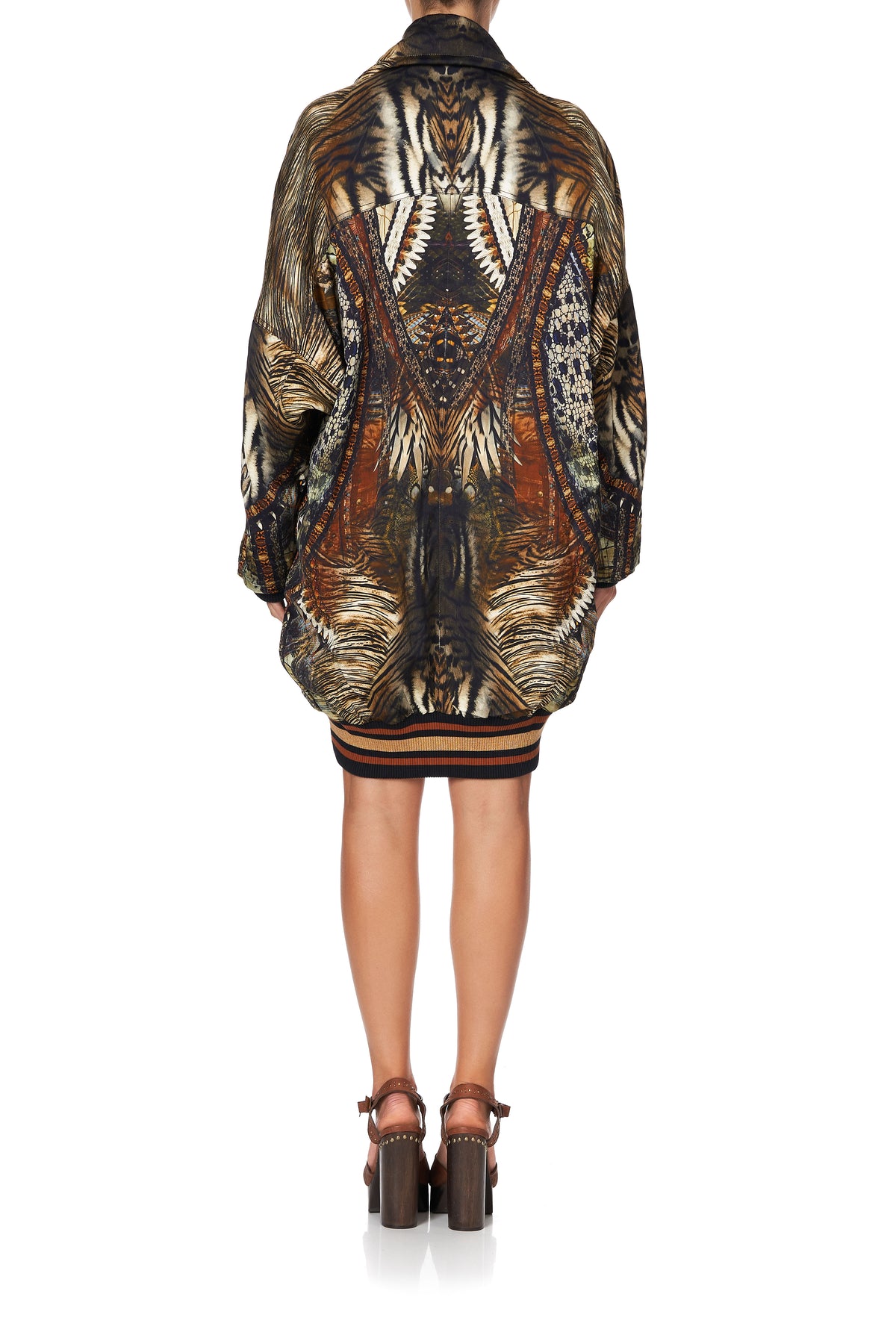 PARKA JACKET WITH RIB KAKADU CALLING