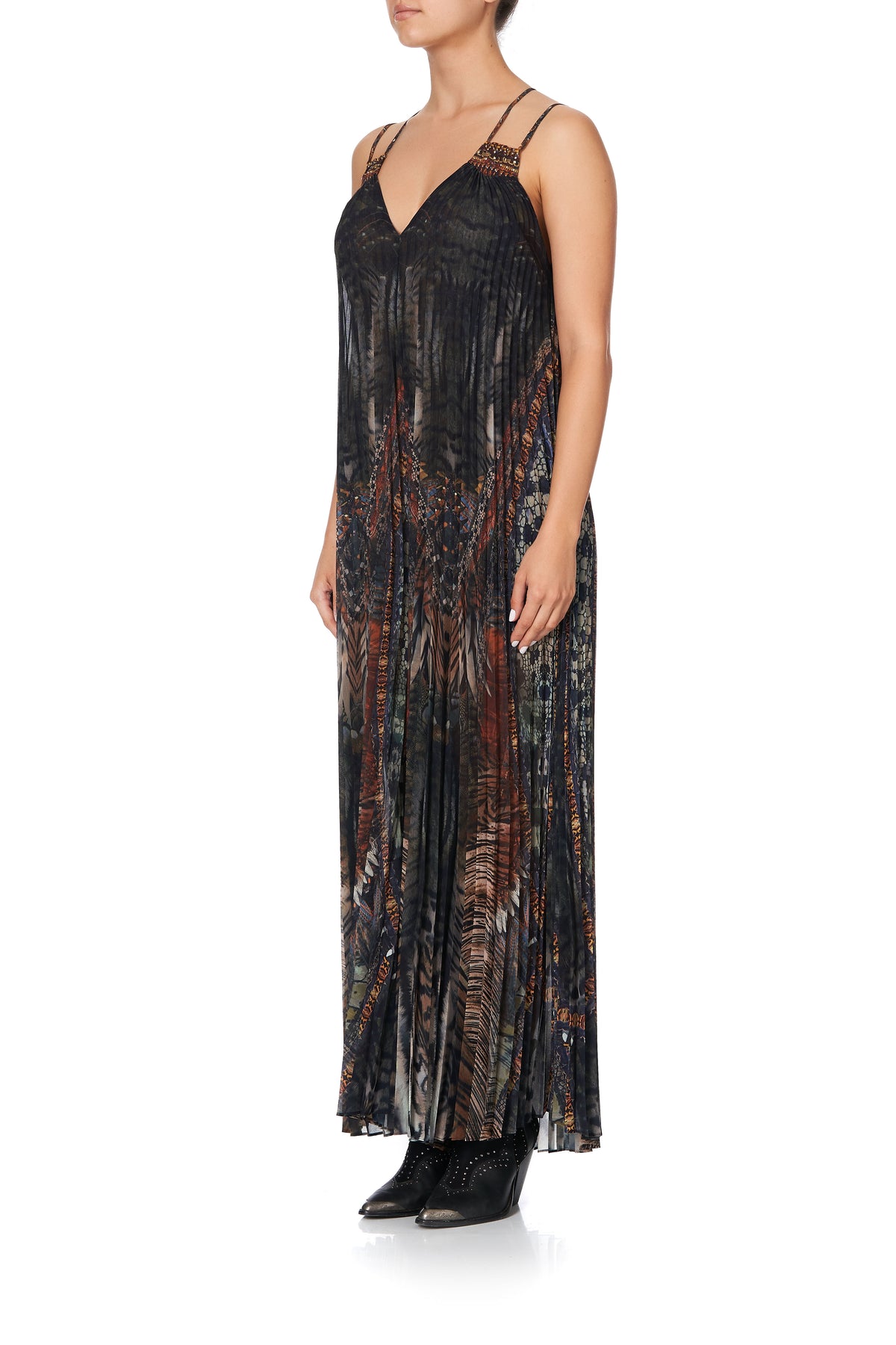 PLEATED JUMPSUIT WITH YOKE KAKADU CALLING