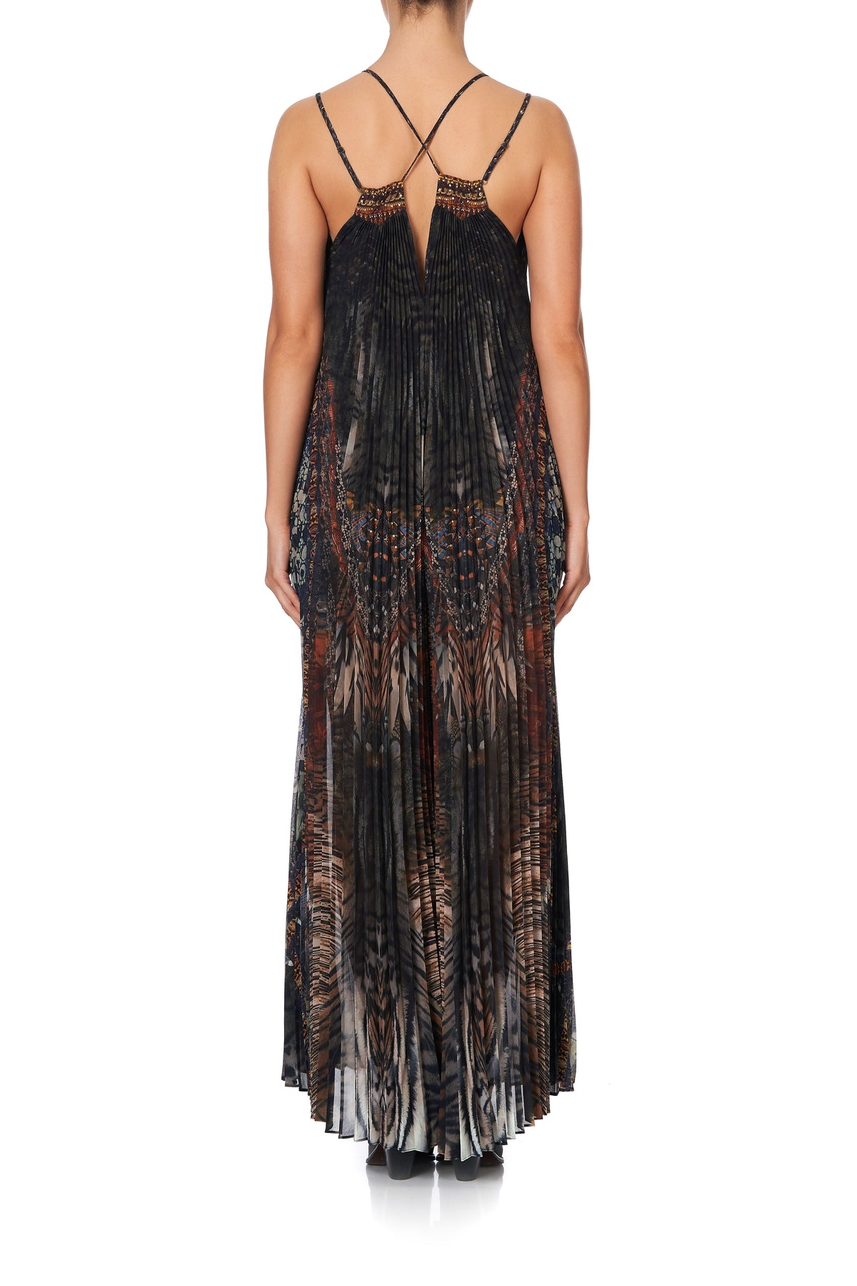 PLEATED JUMPSUIT WITH YOKE KAKADU CALLING