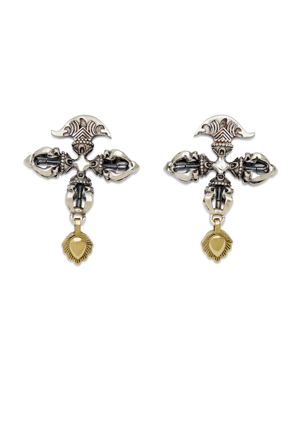 RING OF ROSES DROP STUD EARRINGS