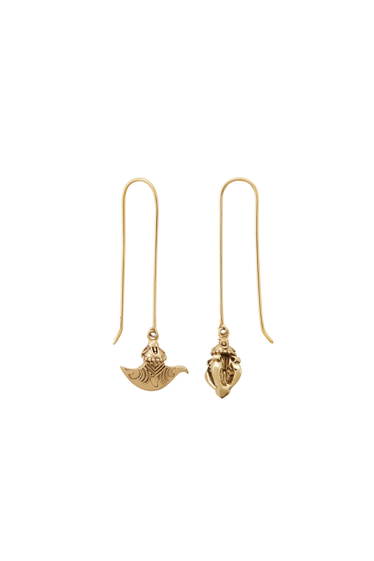 RING OF ROSES NANO HOOK BAR EARRINGS