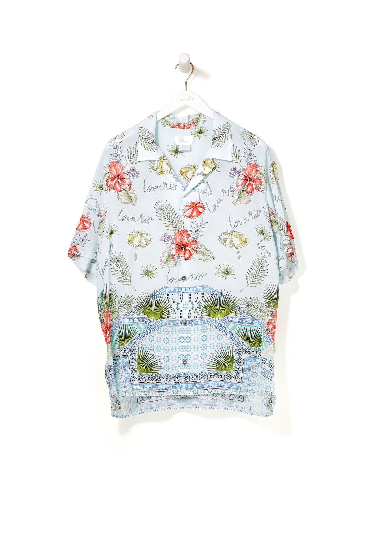 SHADES OF RIO MENS SHORT SLV SHIRT