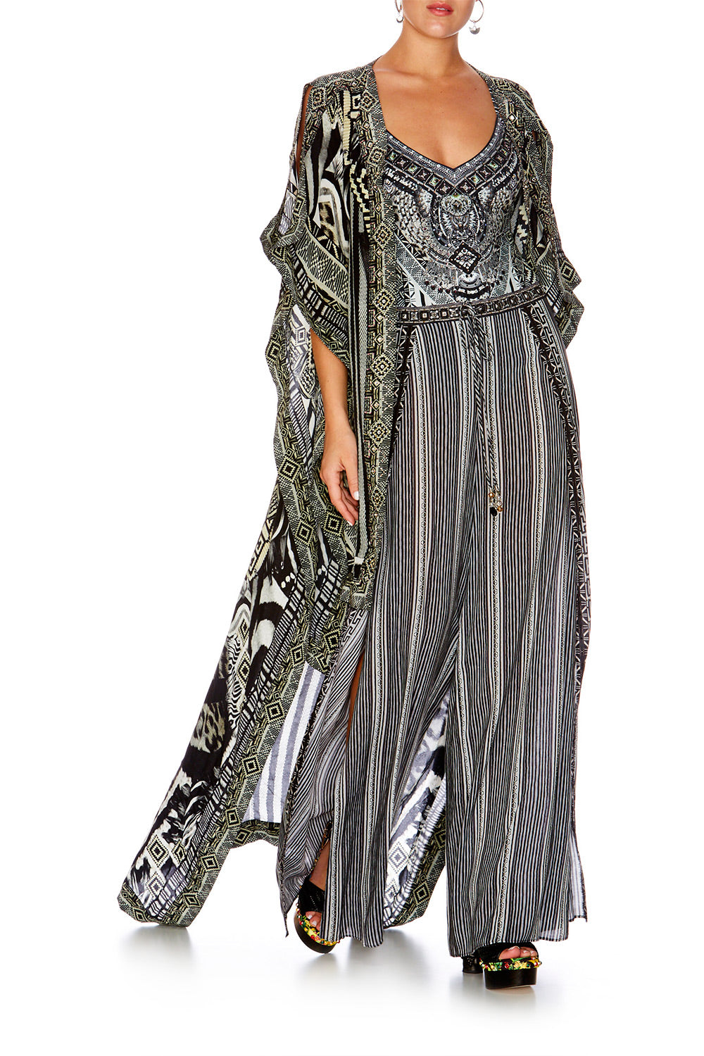 TRIBAL THEORY DRAPE LONG BACK OVERLAY