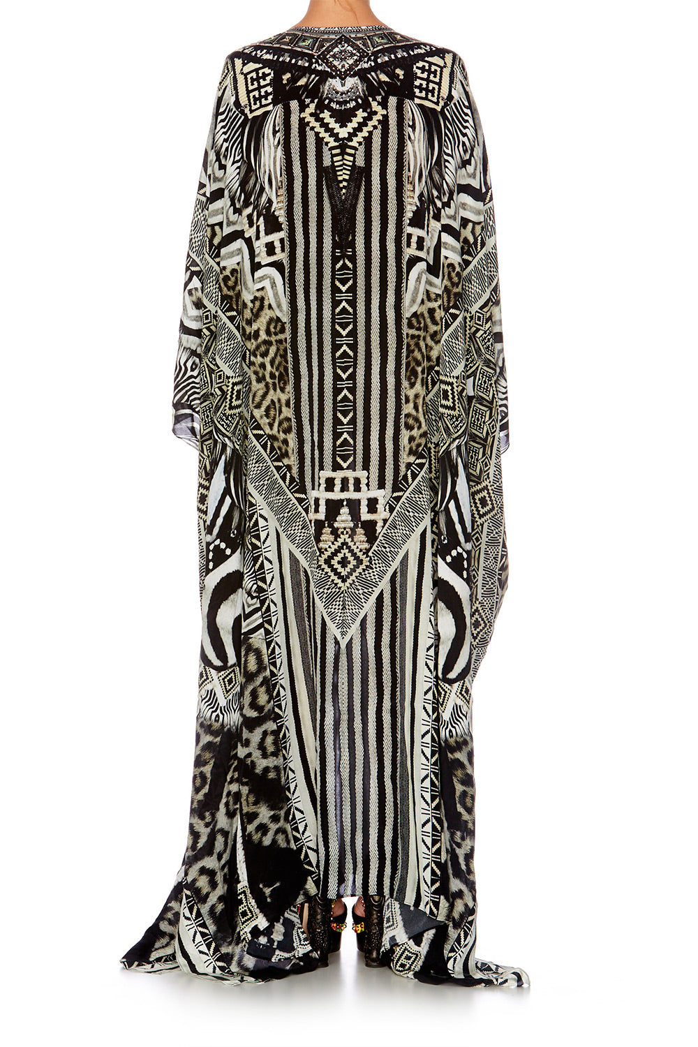 TRIBAL THEORY SPLIT FRONT & SLEEVE KAFTAN
