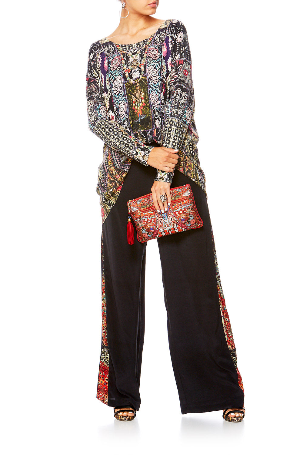 CAMILLA JAGGIS KINGDOM PANTS W SIDE SPLIT