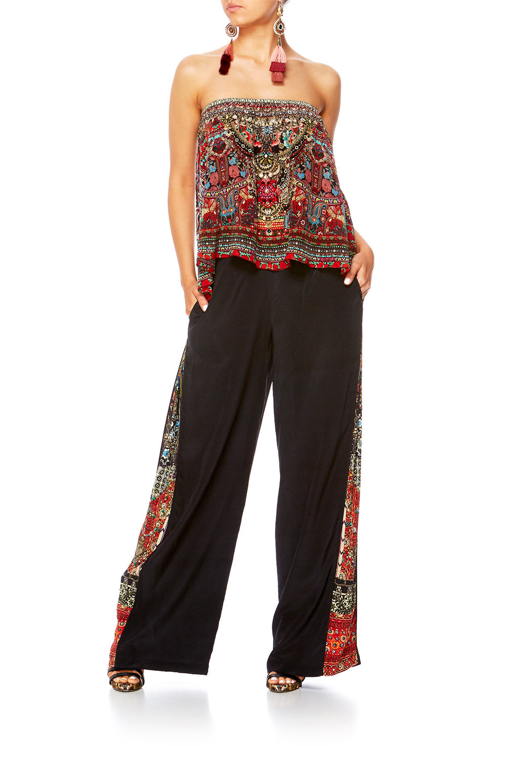 CAMILLA JAGGIS KINGDOM PANTS W SIDE SPLIT