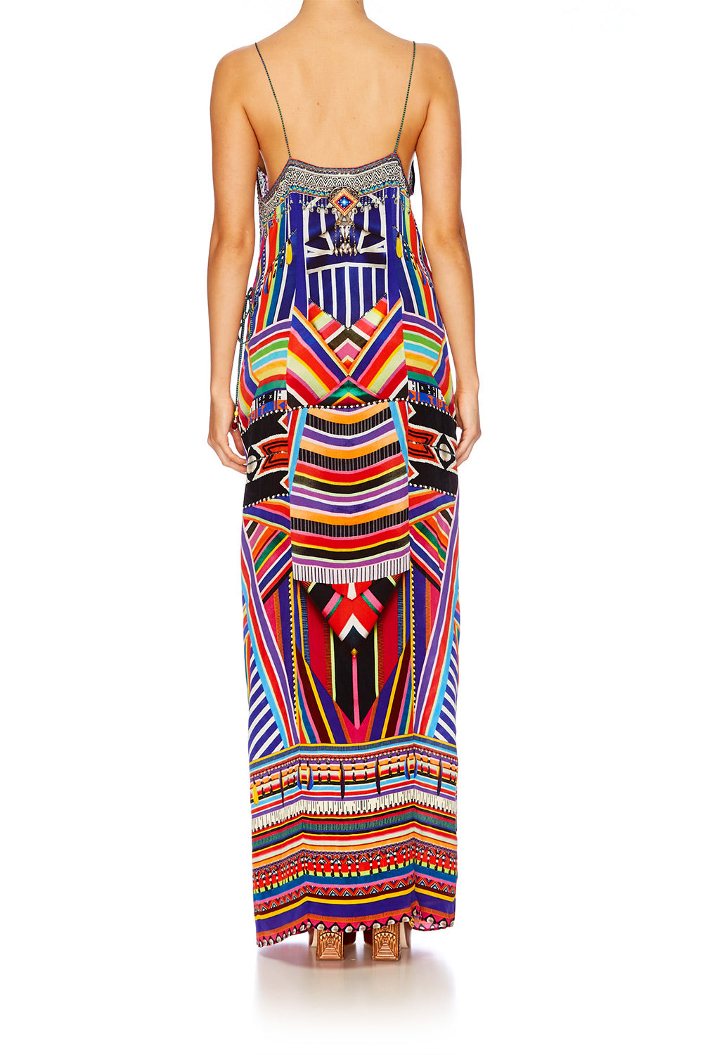 TSACHILA BLESSING ASYMMETRICAL WRAP DRESS