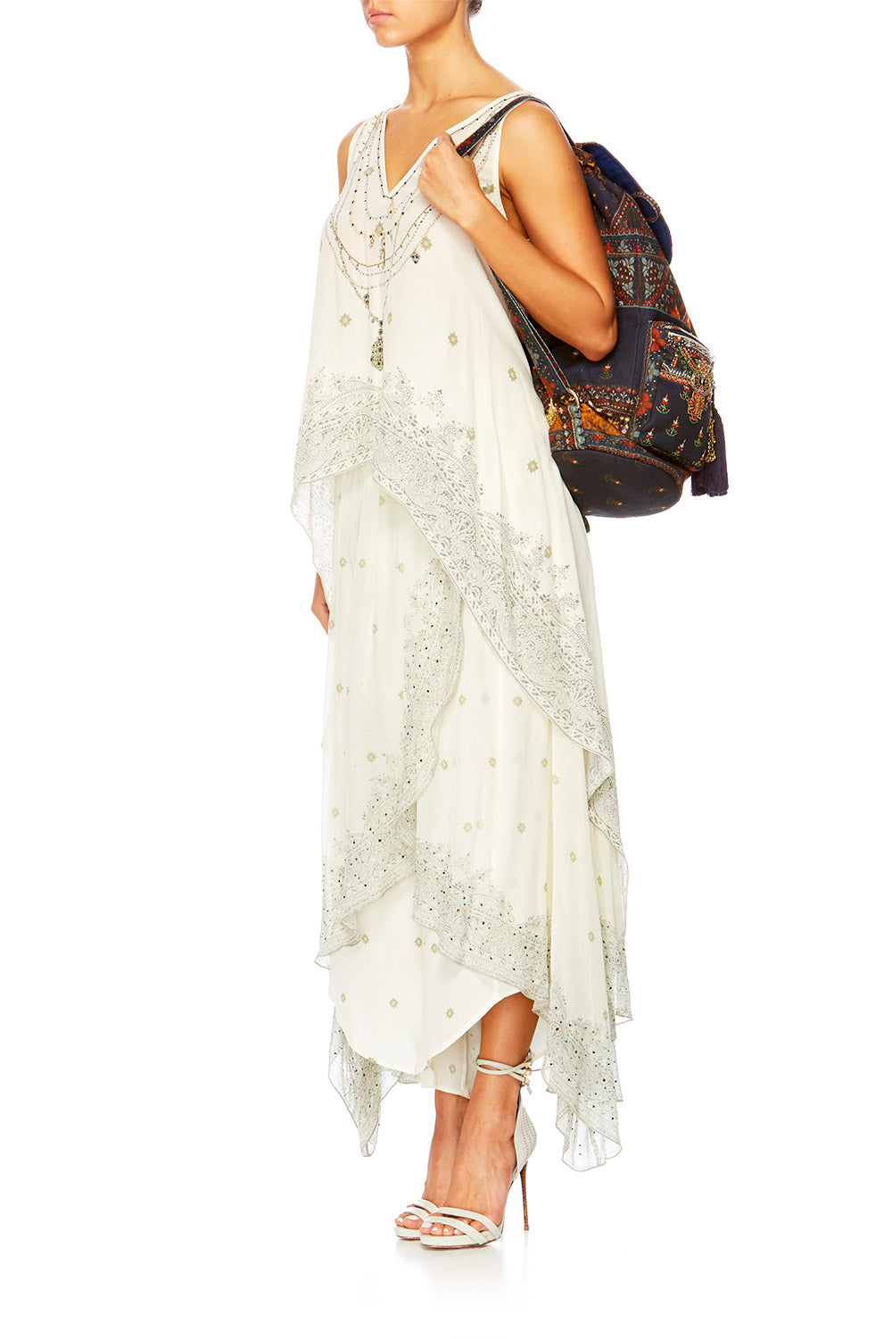 BLISS OF BOHEMIA EMBELLISHED BACKPACK