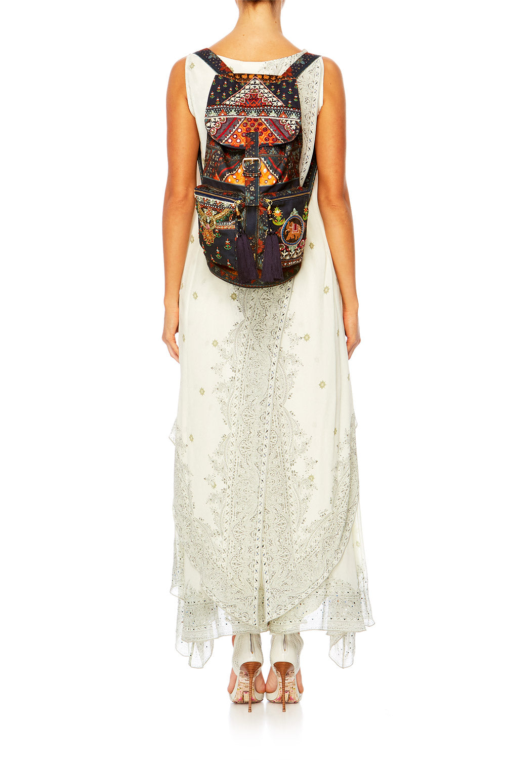 BLISS OF BOHEMIA EMBELLISHED BACKPACK