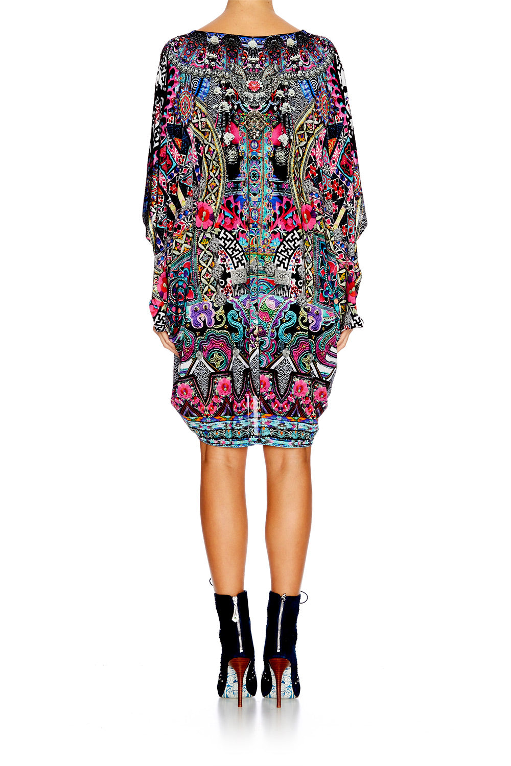 BELLS AT DUSK BAT SLEEVE DRESS