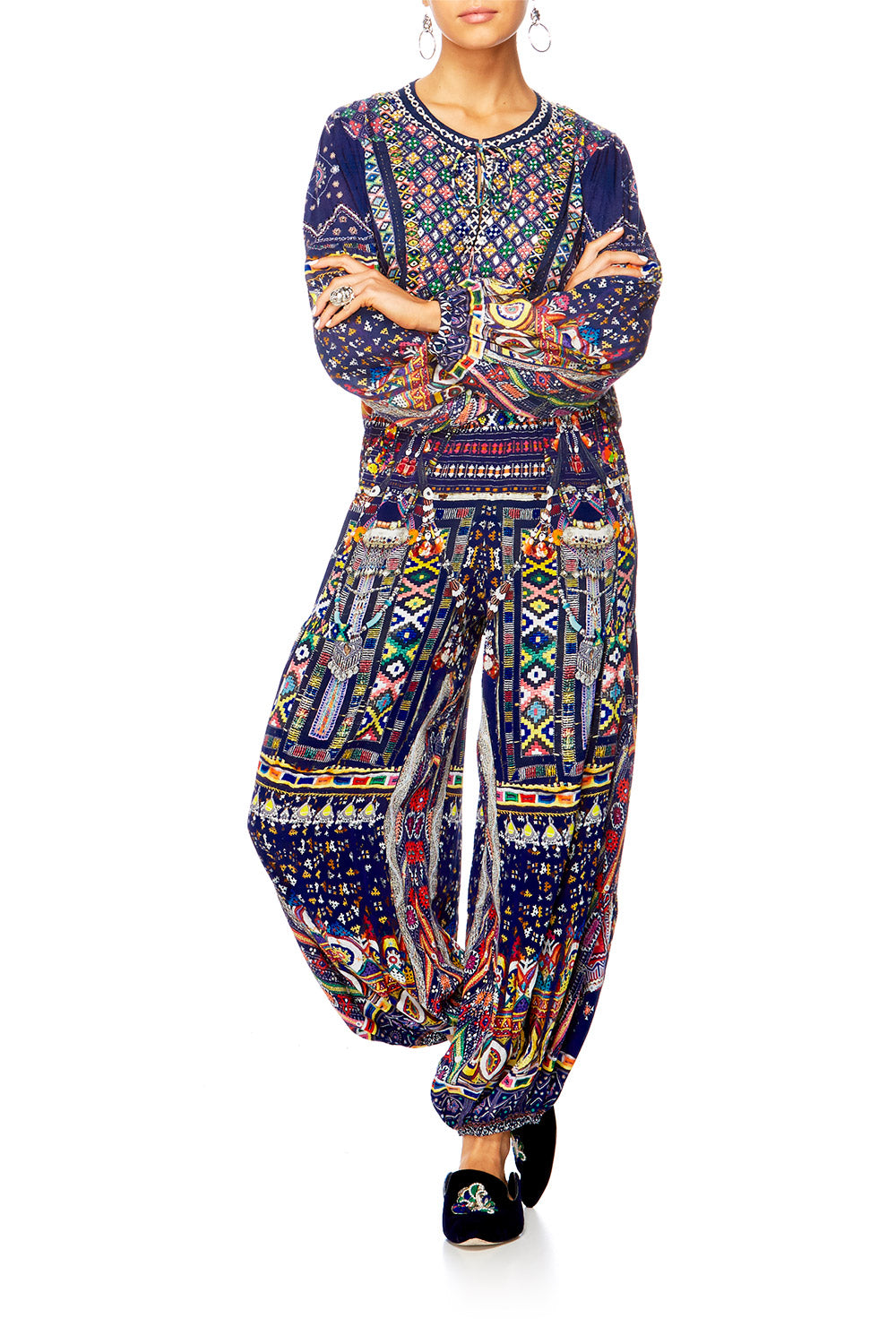 WHERE YOULL FIND ME BALLOON HEM HAREM PANTS