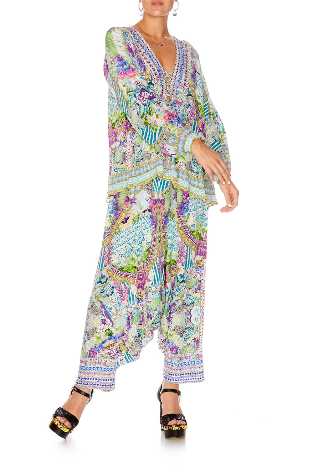 SALVADOR FIELDS FOREVER LACE UP SHIRT