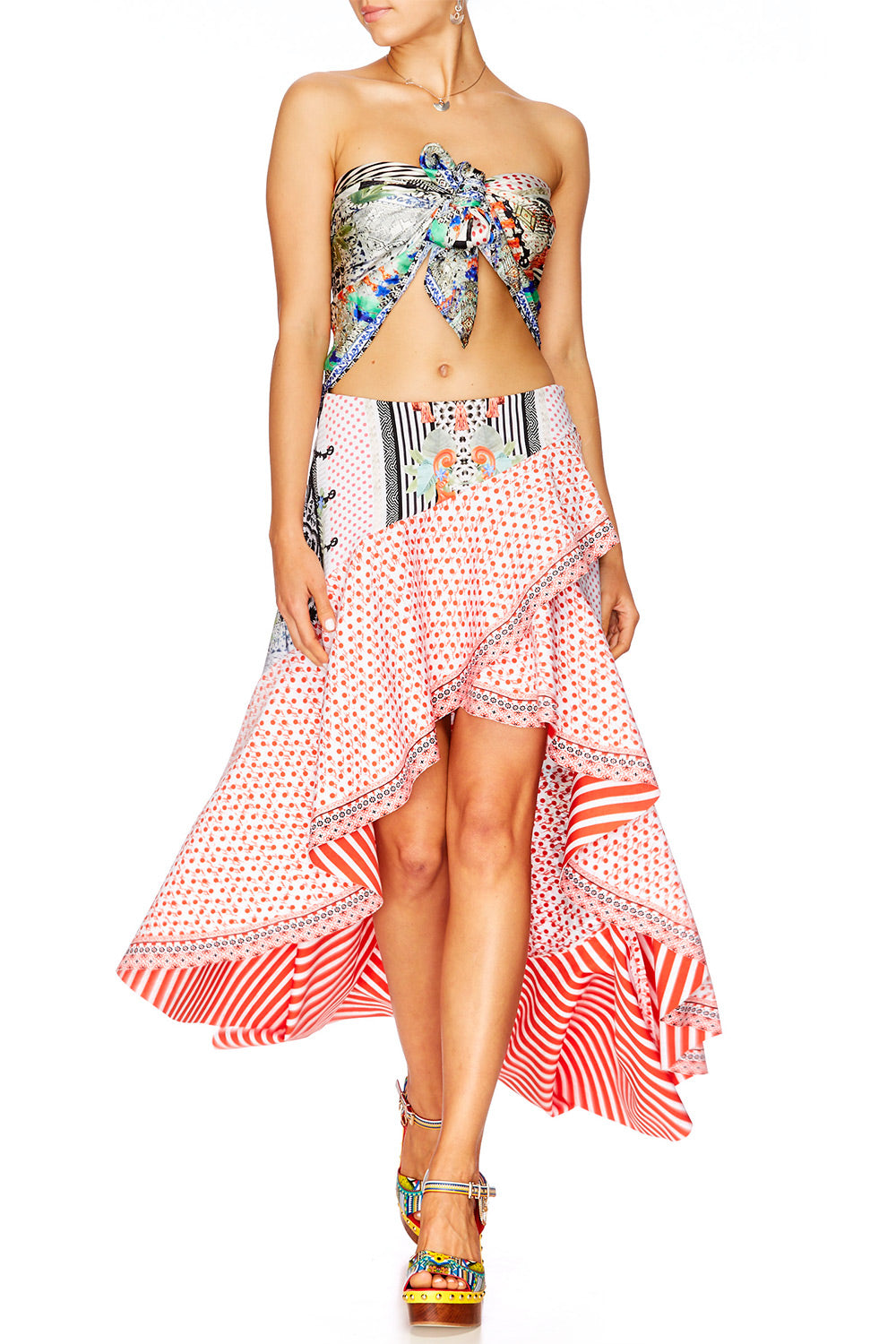 MEET ME HERE LARGE SQUARE SCARF