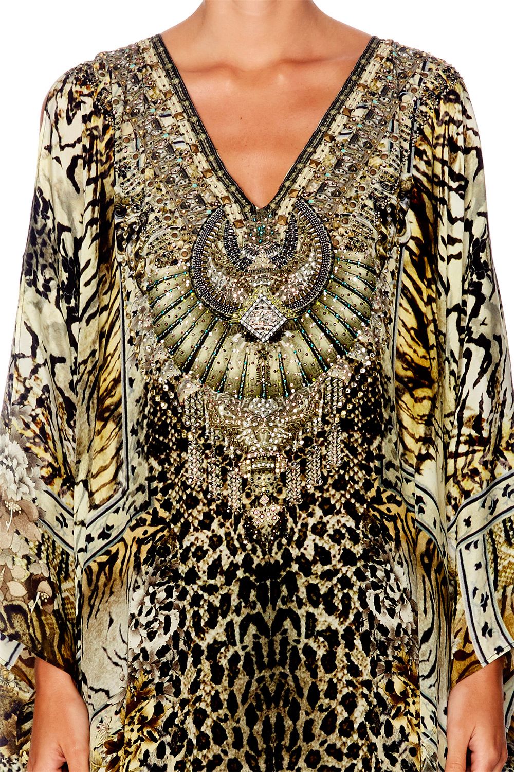 SPIRIT ANIMAL SPLIT FRONT & SLEEVE KAFTAN