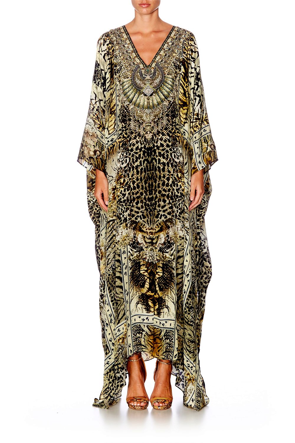 SPIRIT ANIMAL SPLIT FRONT & SLEEVE KAFTAN