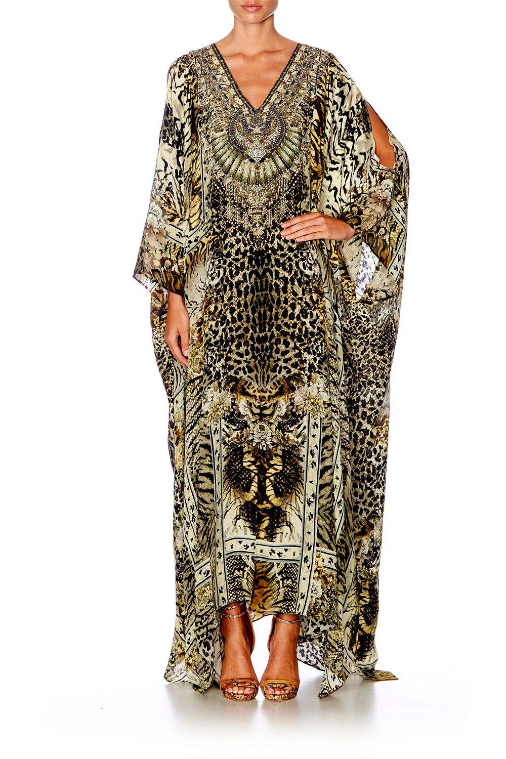 SPIRIT ANIMAL SPLIT FRONT & SLEEVE KAFTAN