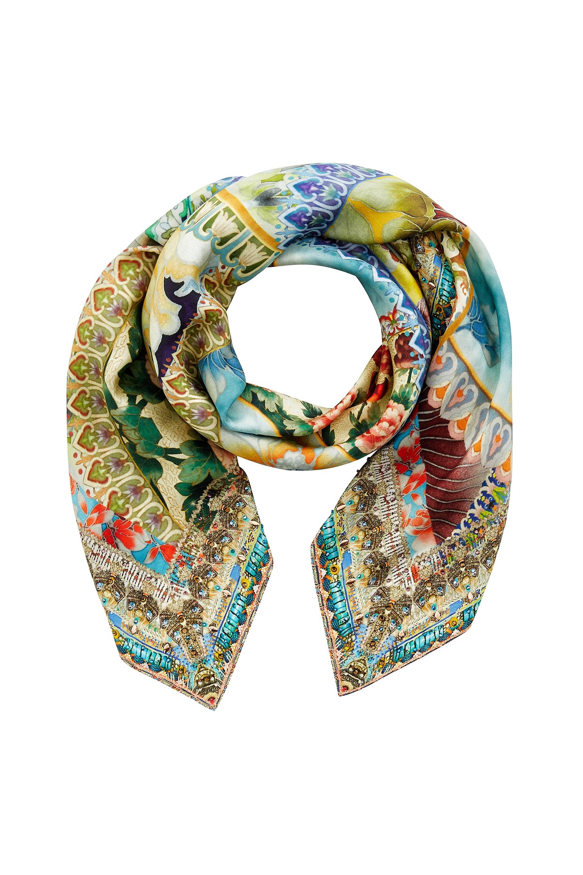 SIGN OF PEACE LARGE SQUARE SCARF