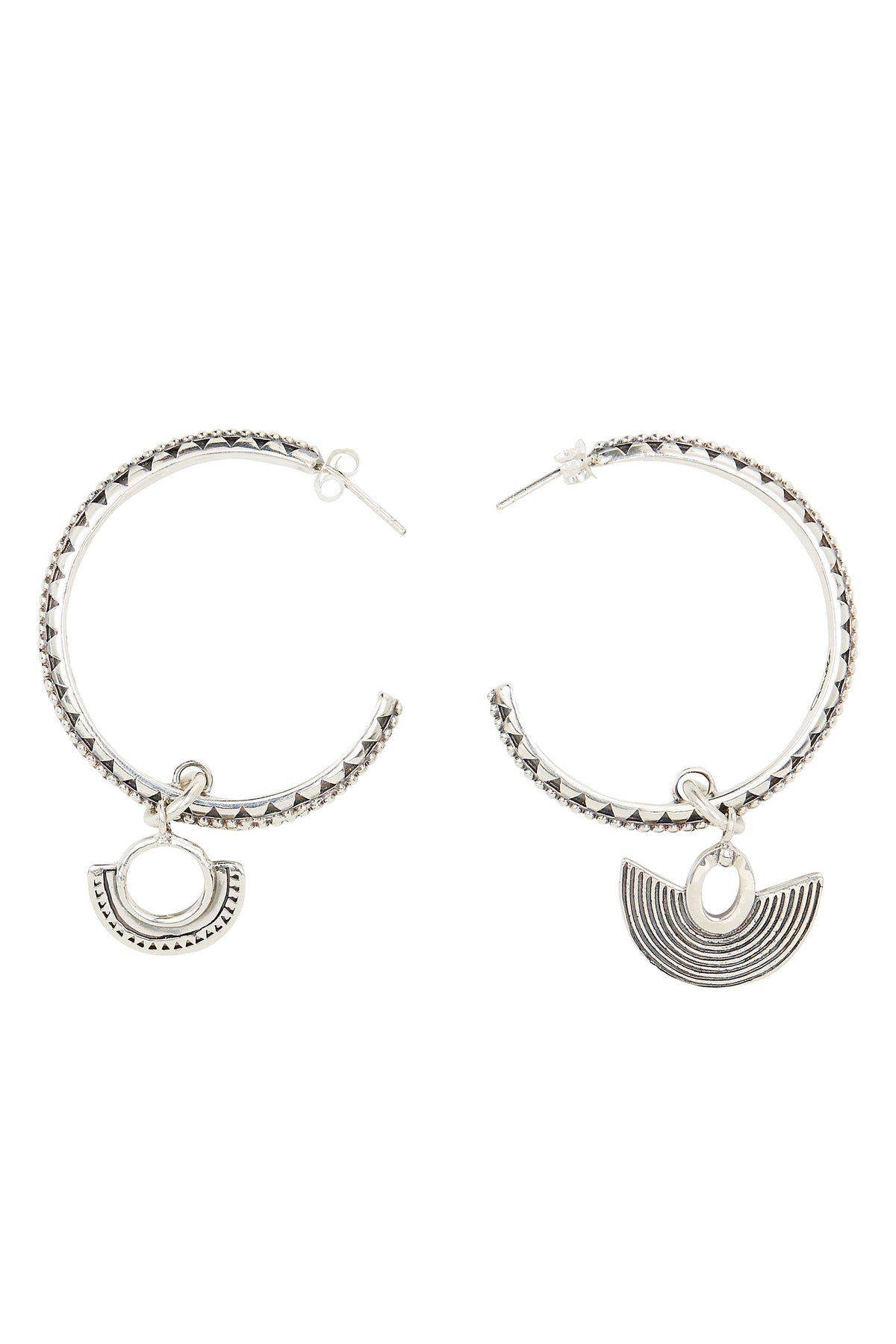 SILVER PLATED SMALL HOOP EARRINGS