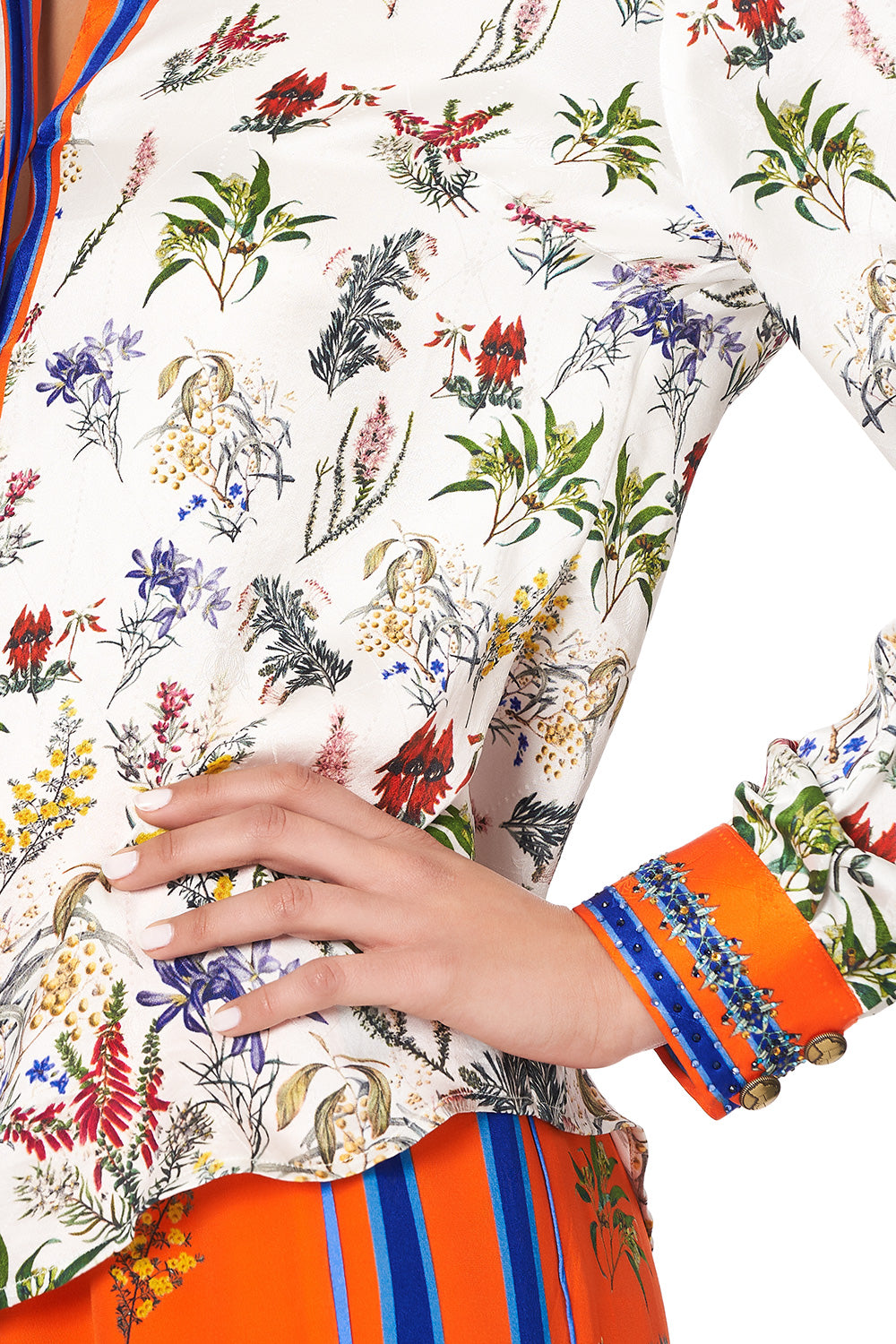 SLIM FIT LONG SLEEVE SHIRT GONE COAST