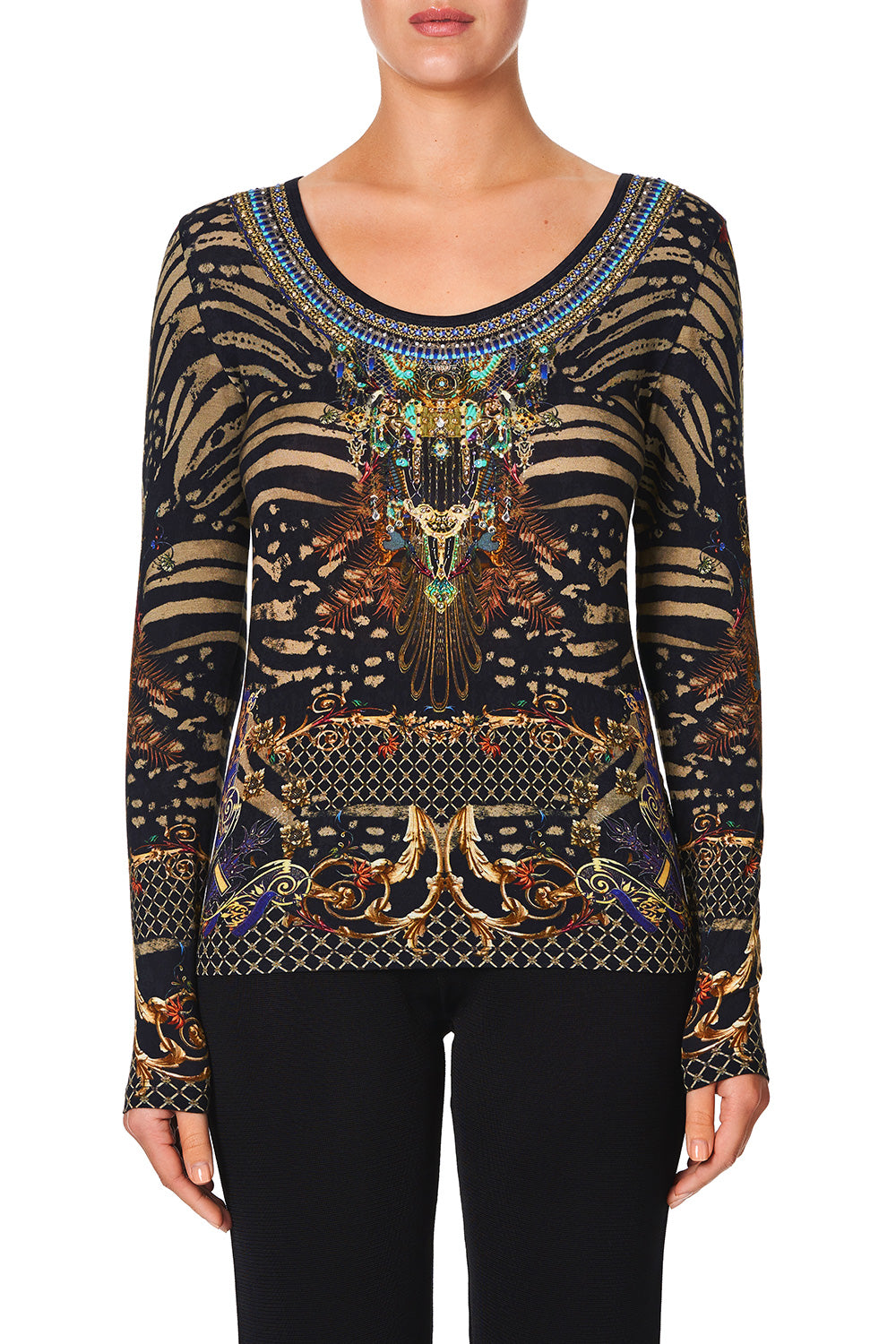 LONG SLEEVE FITTED TOP THE NIGHT WE MET