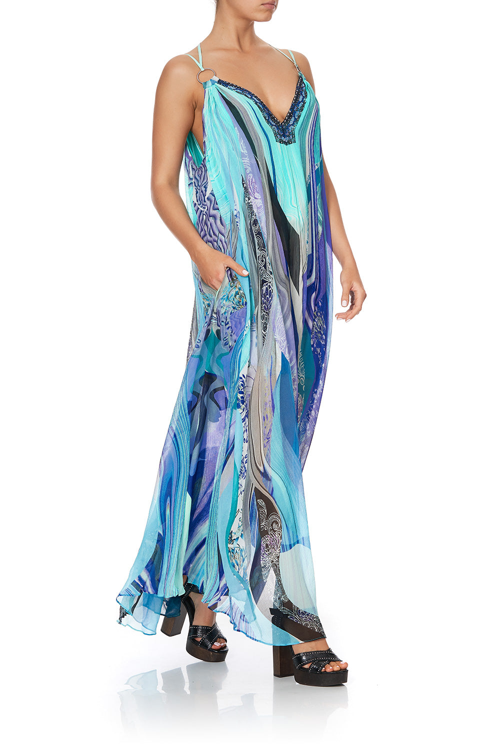 RING DETAIL STRAP DRESS WATEGOS WANDERLUST