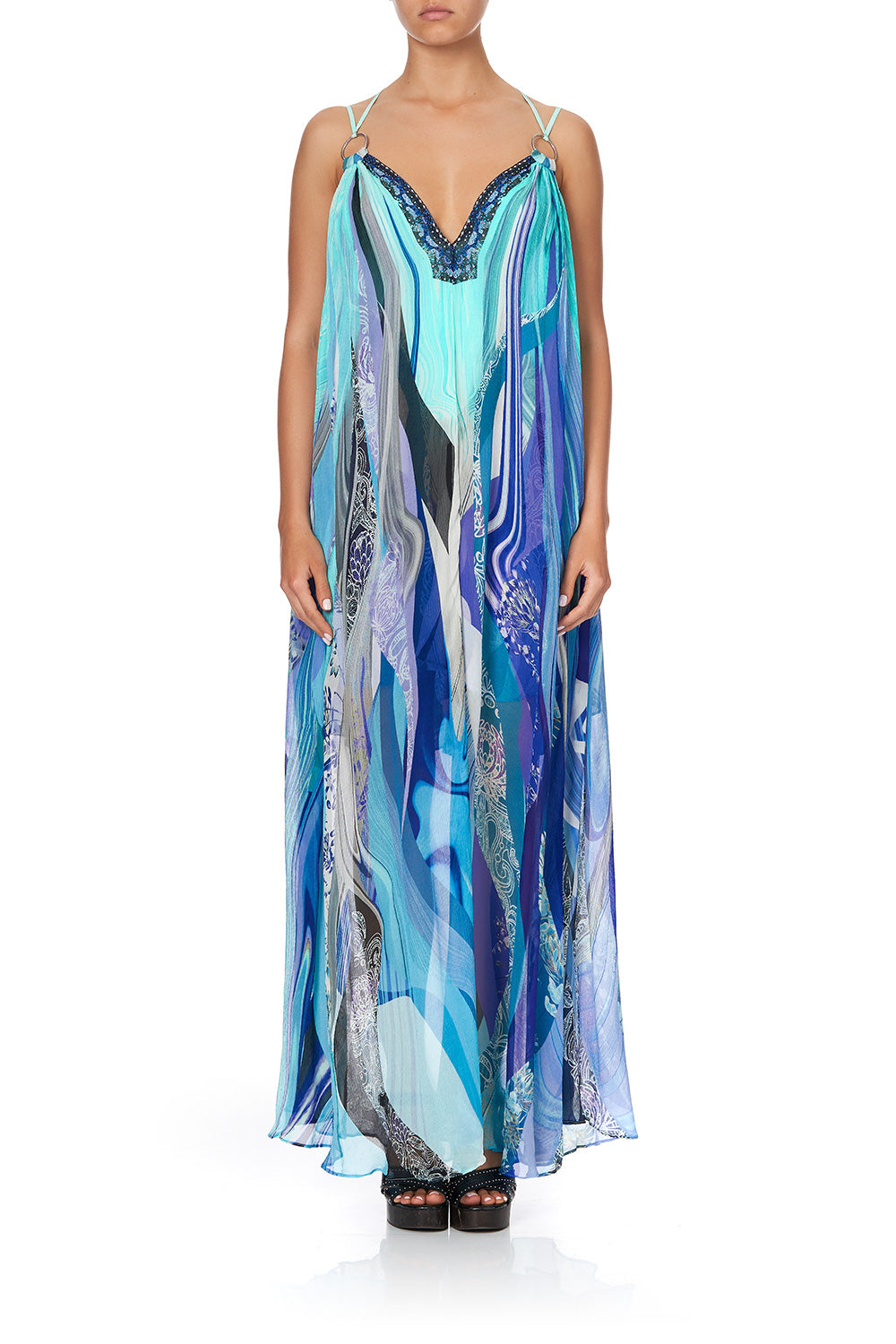 RING DETAIL STRAP DRESS WATEGOS WANDERLUST