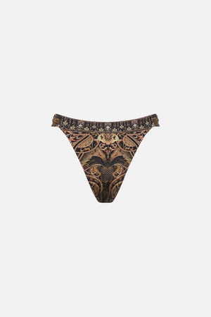 CAMILLA resortwear bikini bottoms in Nouveau Noir print