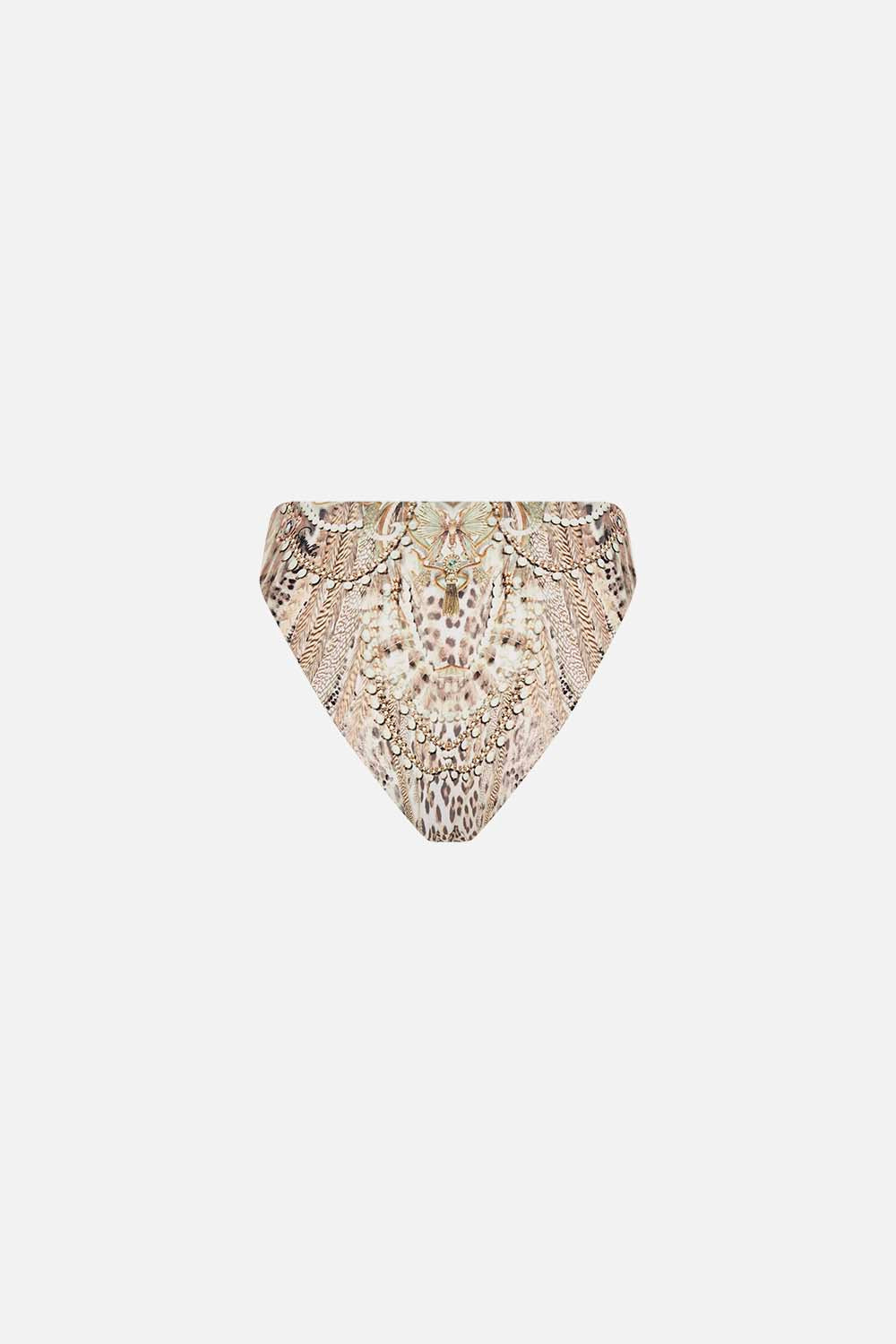 CAMILLA high waisted bikini bottom in Looking Glass Houses print